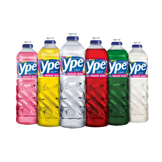 Kit Detergente Líquido Ypê 500ml - 6 Unidades